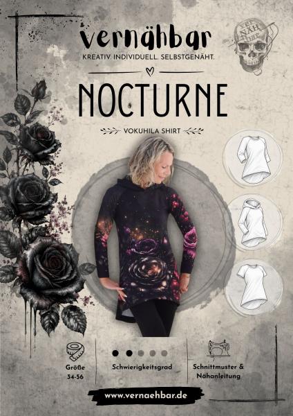 Nocturne - Vokuhila Shirt - Gr. 34-56 Papierschnittmuster
